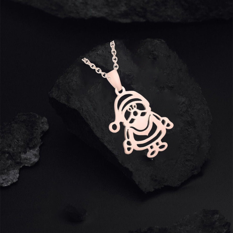 Fashion Christmas Theme Pendant Necklace