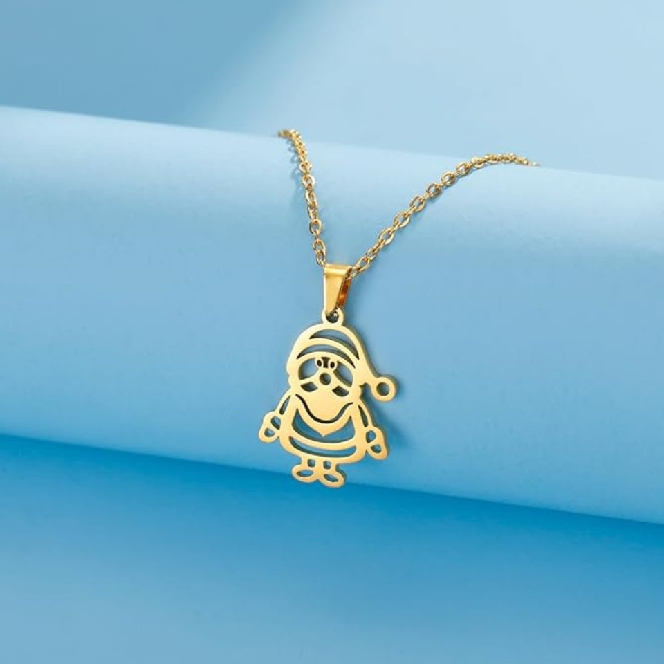 Fashion Christmas Theme Pendant Necklace