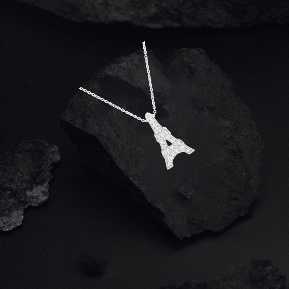 Eiffel Tower Pendant Necklace