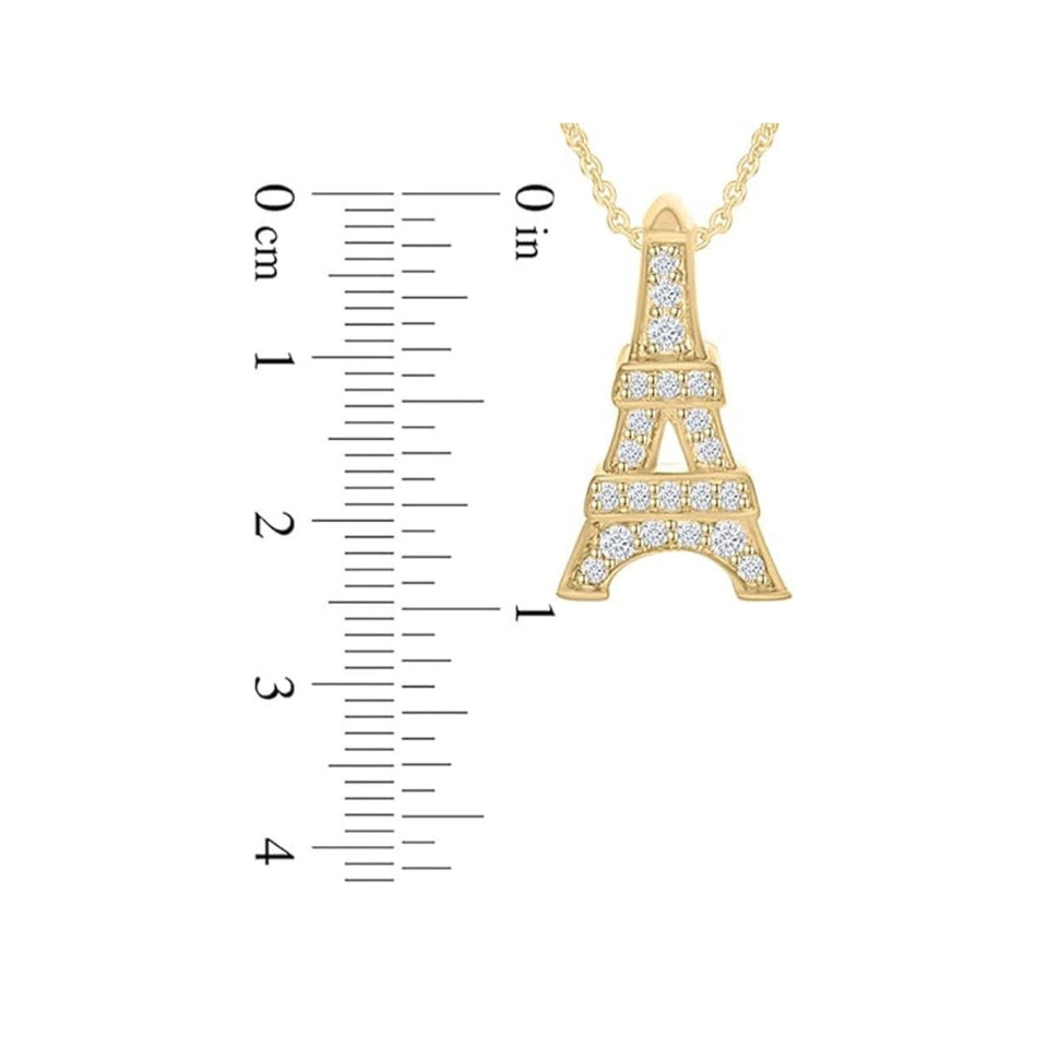 Eiffel Tower Pendant Necklace
