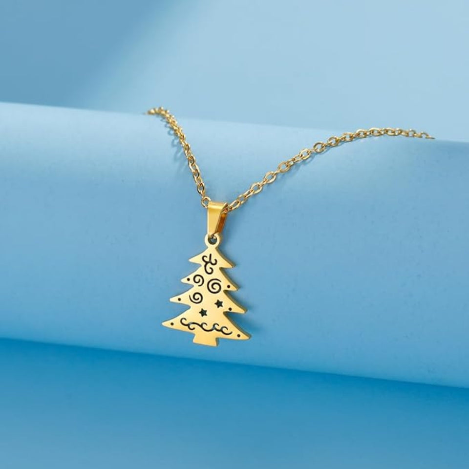 Fashion Christmas Theme Pendant Necklace