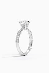 Moissanite Six Prong Ring