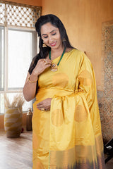 Beautiful Katan Soft Silk Saree.