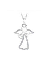 Infinity Angel Pendant Necklace