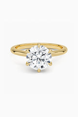 Six-Prong Classic Solitaire Ring