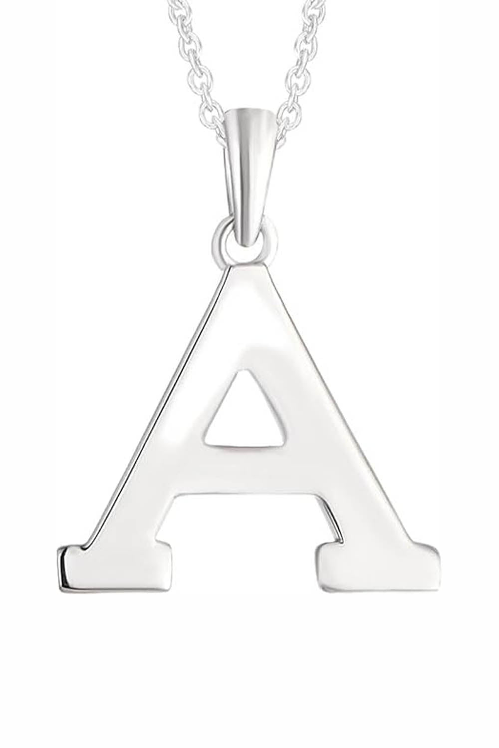 A Letter Pendant Necklace Girls