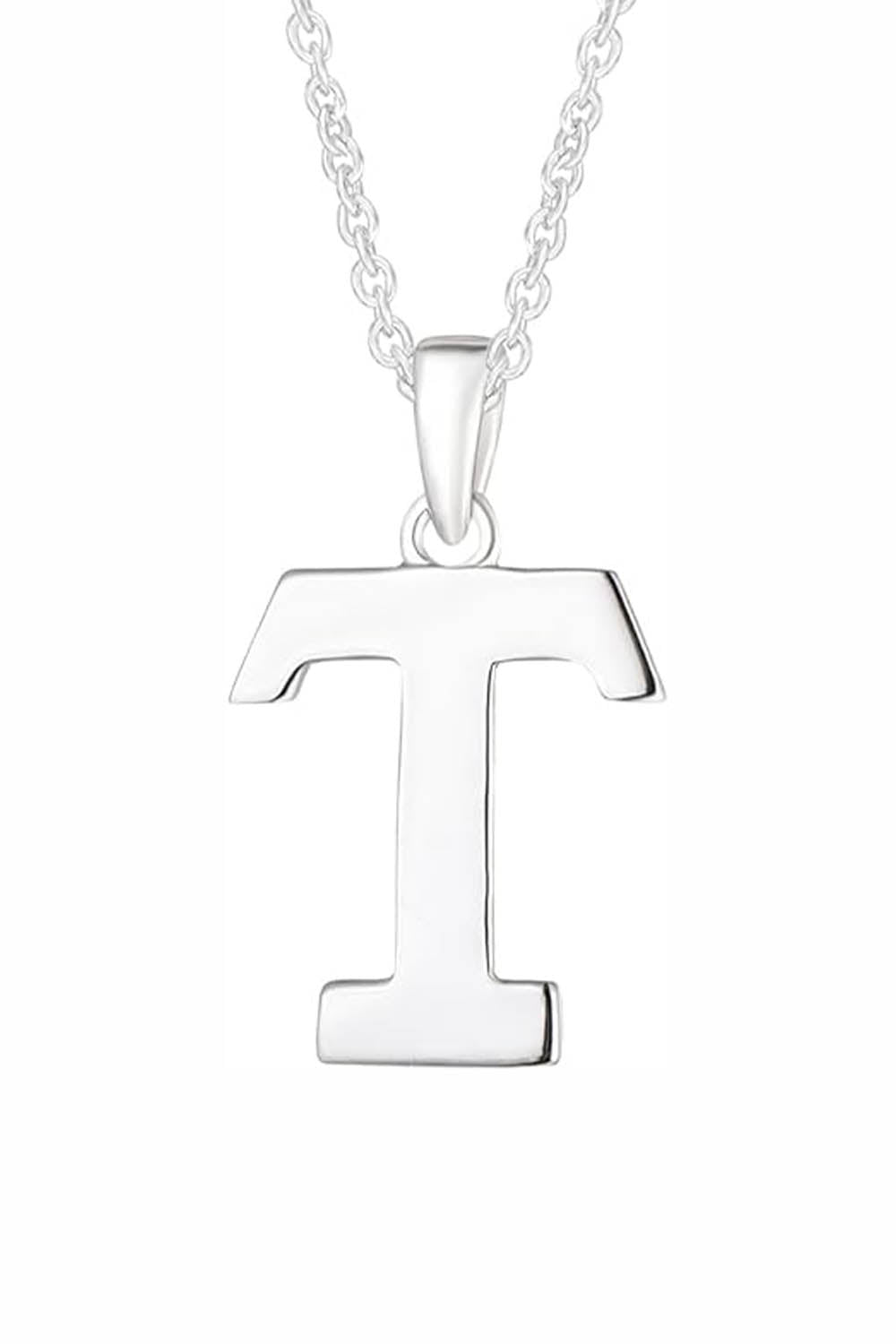 T Letter Pendant Necklace Girls