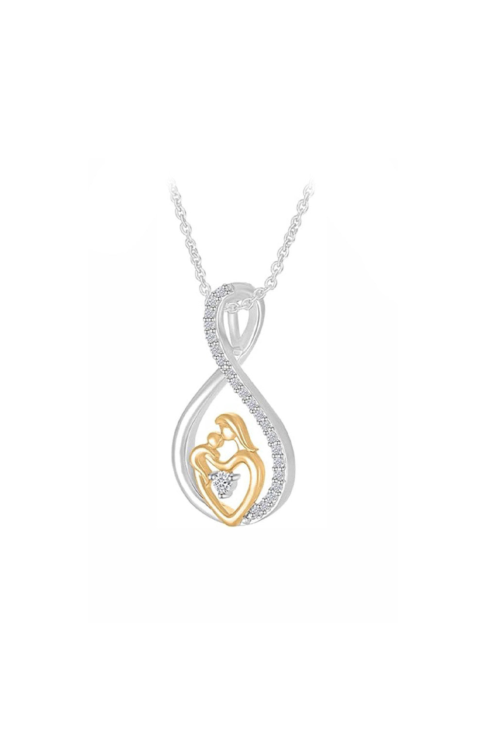 Infinity Mother Love Pendant Necklace