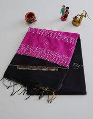 Black Colour Jute Sarees