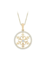 Branch Snowflake Pendant Necklace