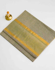 Grey Tissue cotton saree