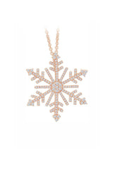 Blossom Snowflake Pendant Necklace