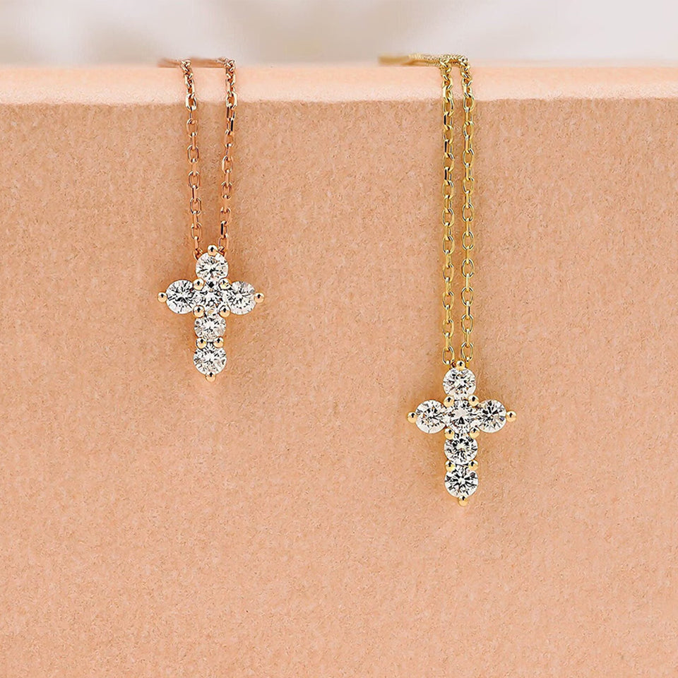 Religious Cross Pendant Necklace