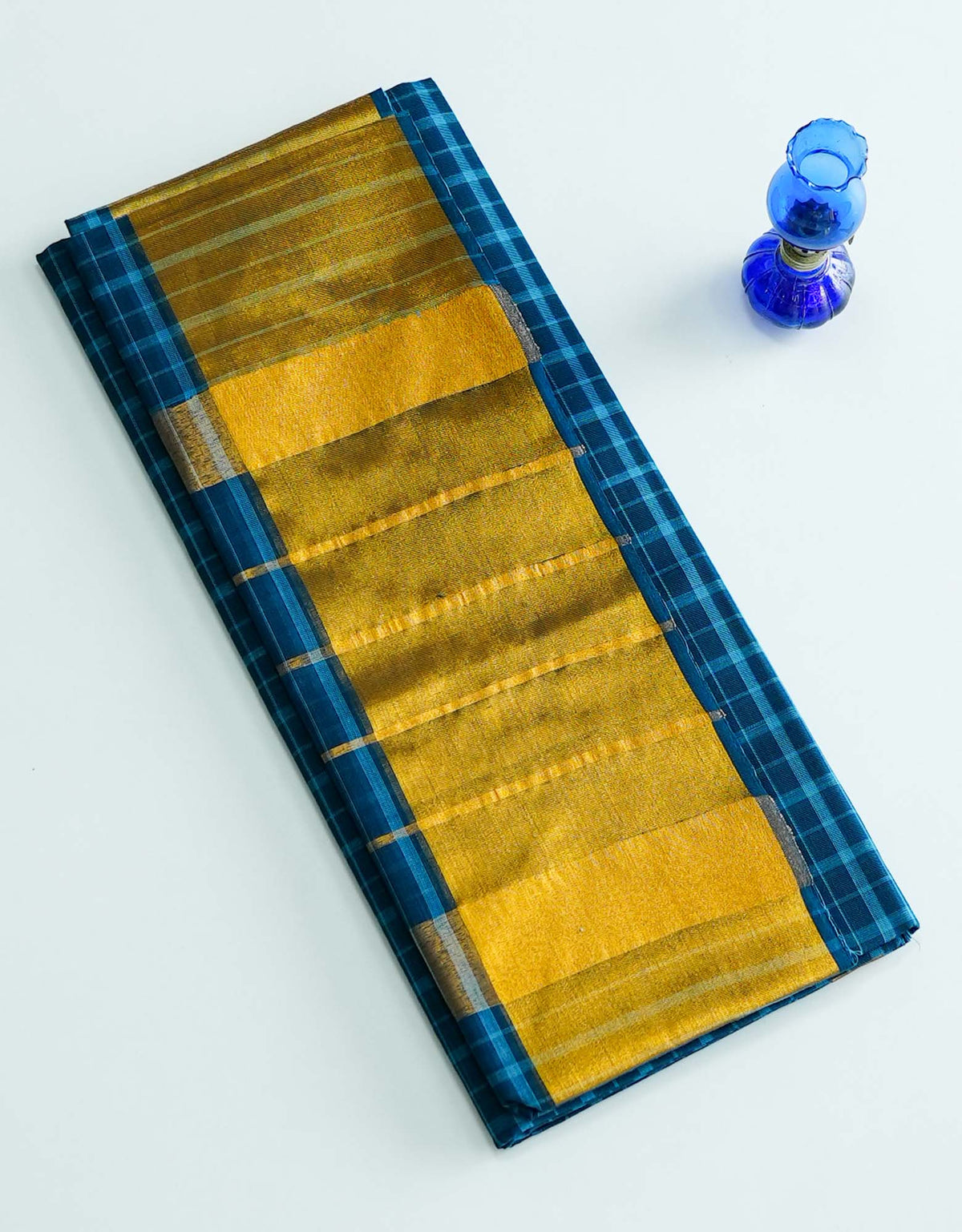 Checked South Cotton Saree