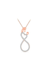 Heart Infinity Mother Love Pendant Necklace