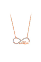 Mom Infinity Pendant Necklace