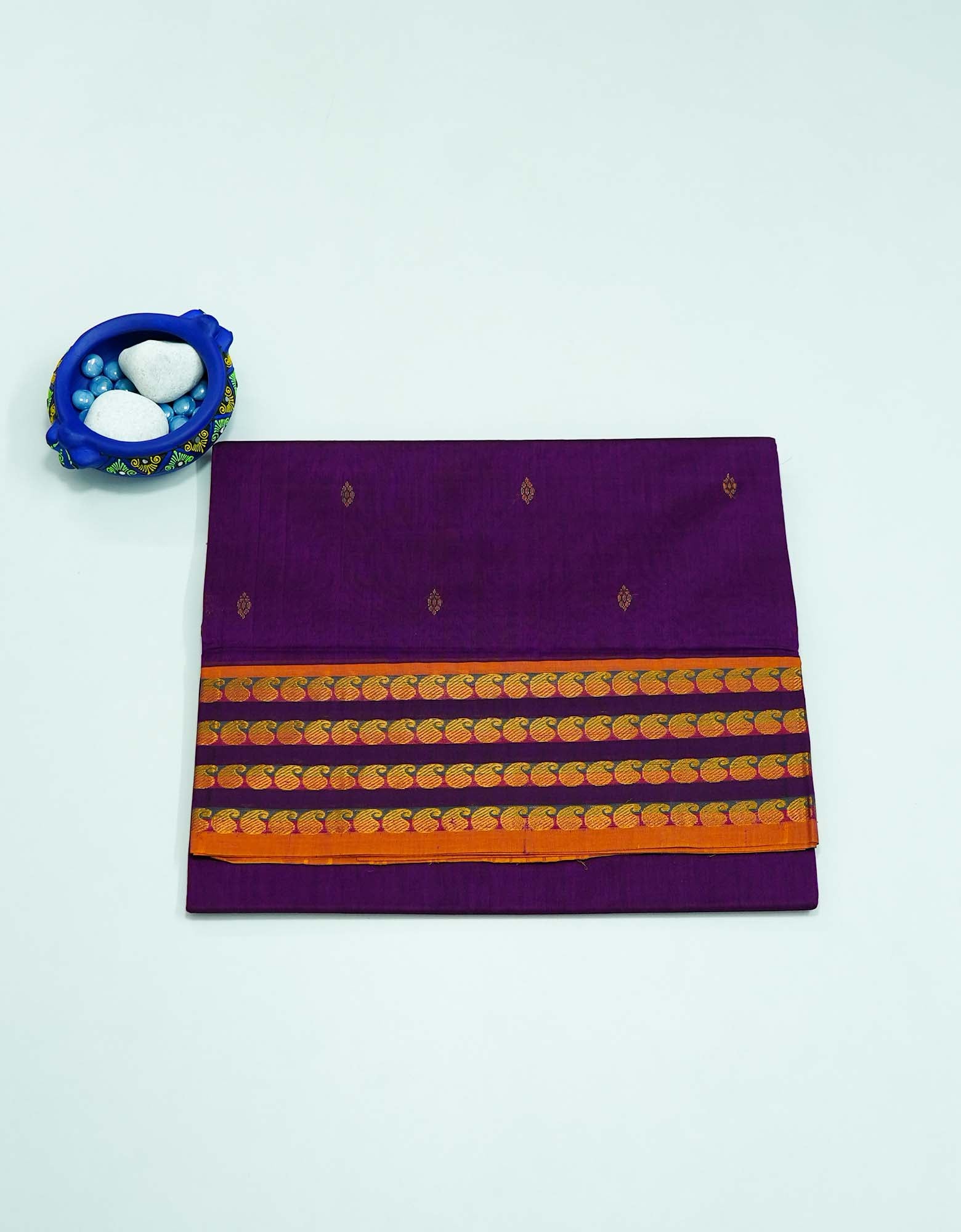 Royal Purple Venkatagiri Cotton Saree