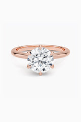 Six-Prong Classic Solitaire Ring