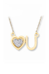 Love You Heart Pendant Necklace