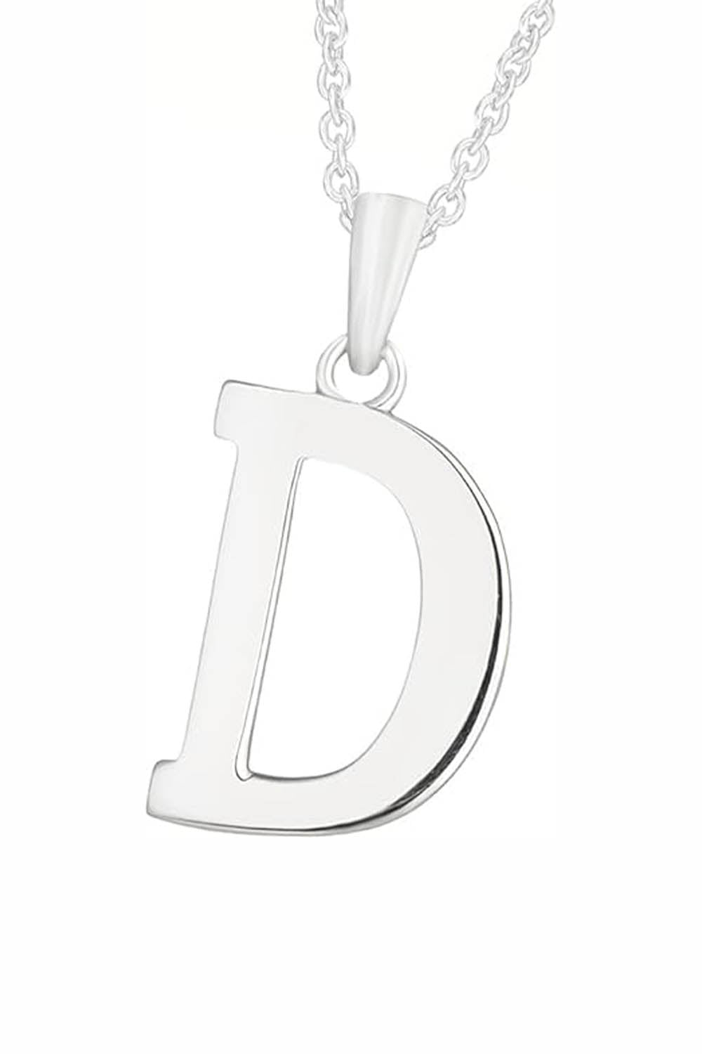 D Letter Pendant Necklace Girls
