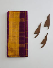 Rich Purple Kota Cotton Saree