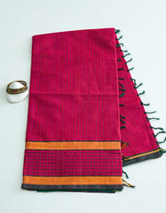 Red Colour Kalyani Cotton Saree