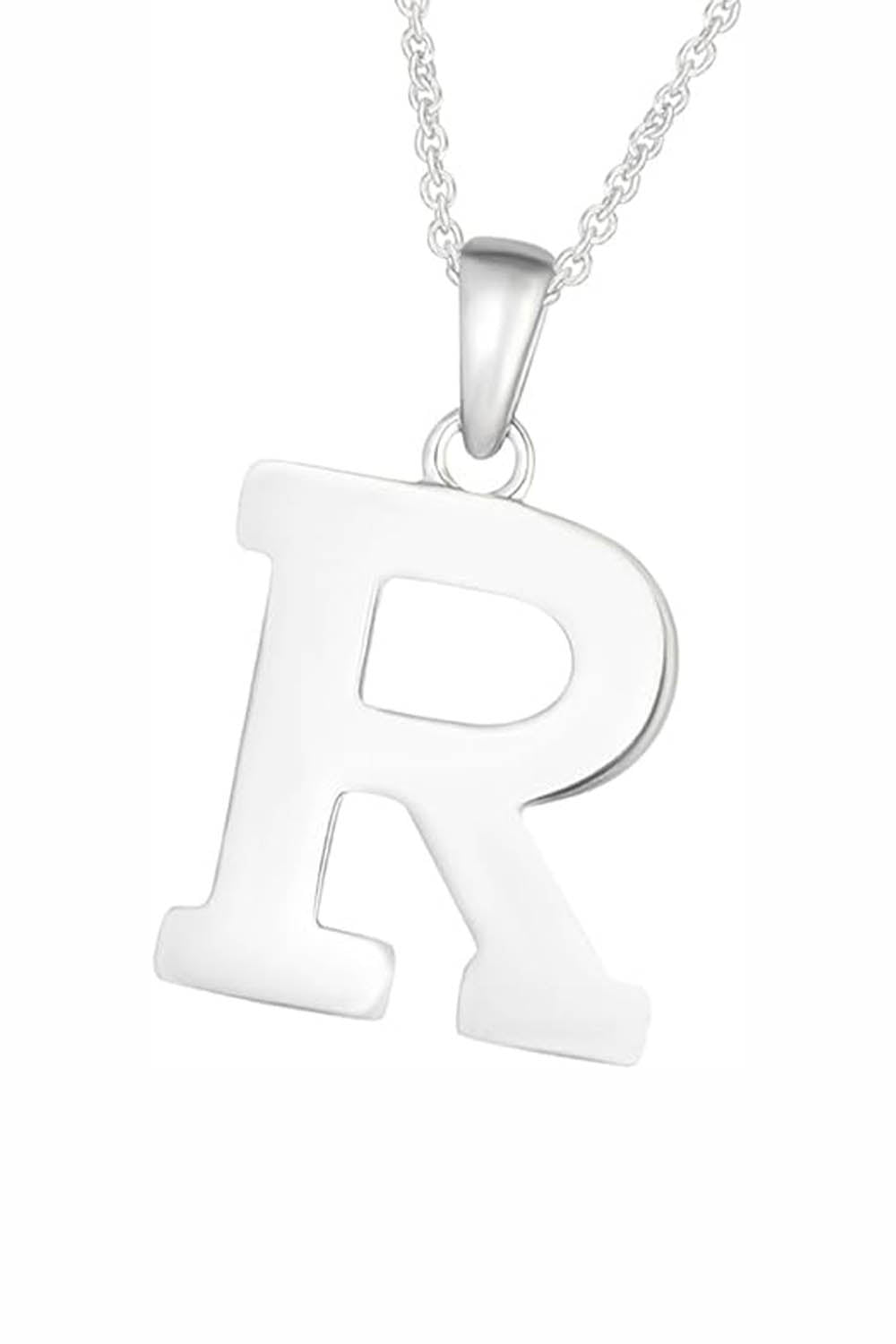 R Letter Pendant Necklace Girls