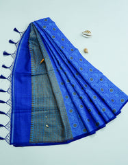 Fancy Brocade Borderless Saree 