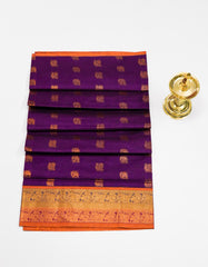 Purple Color Panjavarnam Cotton Saree