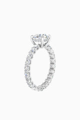 Round Shape Pointer Moissanite Ring