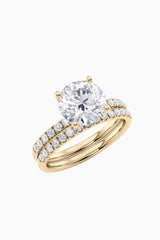 Round Cut Moissanite Ring