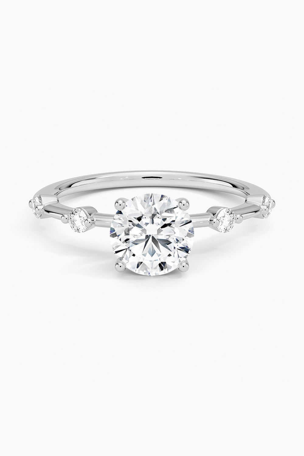 Moissanite Five Stone Ring