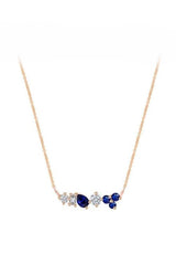 Blue Sapphire Gemstone Pendant Necklace