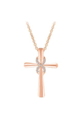 Infinity Cross Pendant Necklace