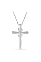 Infinity Cross Pendant Necklace