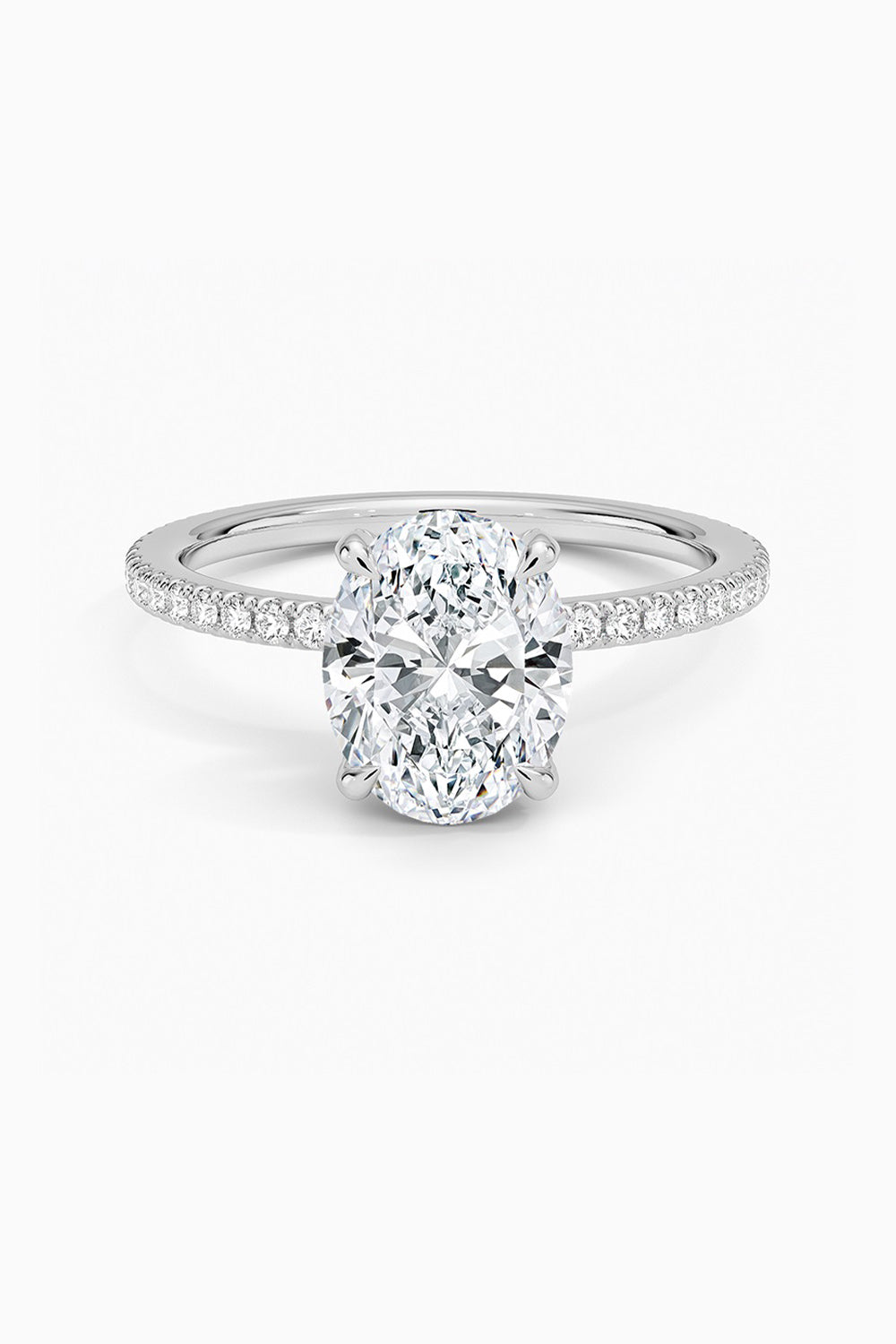 Oval Shape Moissanite Ring