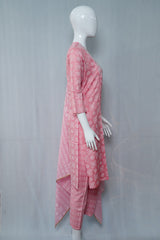Pink Color Printed Cotton Salwar Suit
