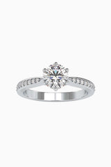 Vintage Moissanite Engagement Ring