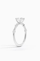 Moissanite Five Stone Ring