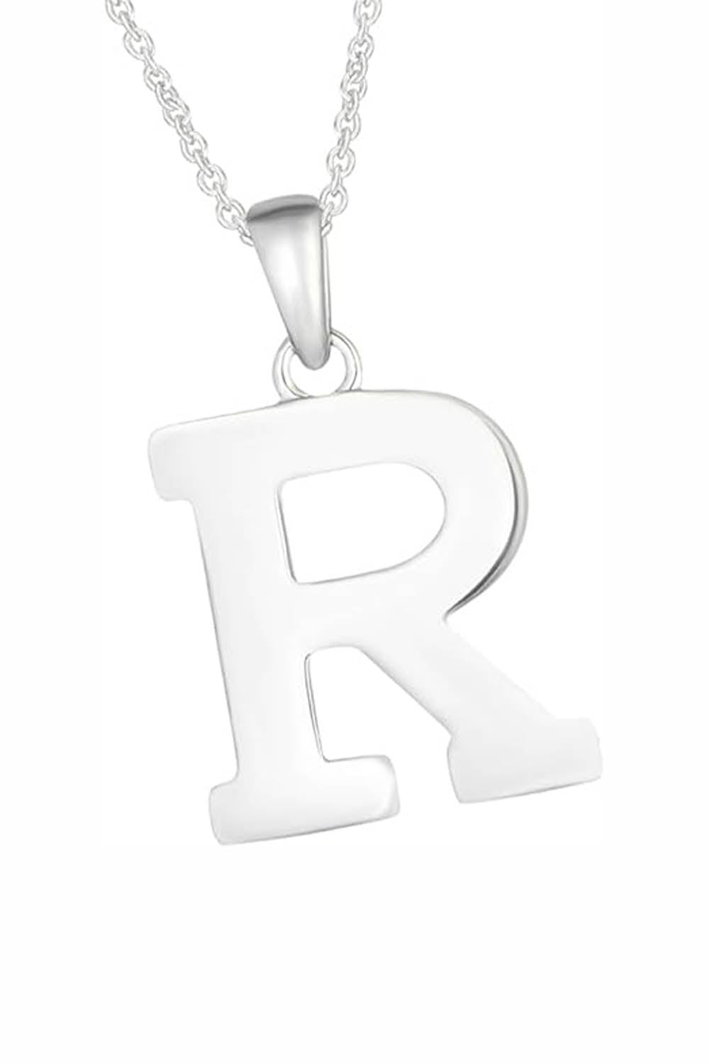 R Letter Pendant Necklace Girls