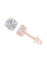 Moissanite Screw Back Stud