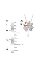 Leaf Lucky Clover Pendant Necklace