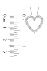 Popular Heart Outline Pendant Necklace