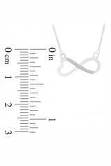 Latest Yaathi 1/4 Cttw Moissanite Infinity with Heart Necklace