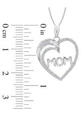 MOM Love Heart Pendant Necklace