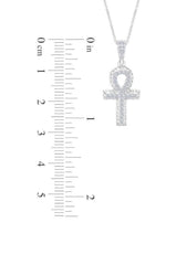 Latest Moissanite Ankh Cross Pendant Necklace