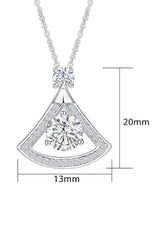 Latest Diamond Triangle Pendant Necklace