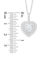 Popular Moissanite Love Heart Pendant Necklace