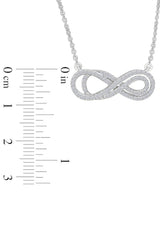 Double Infinity Pendant Necklace 