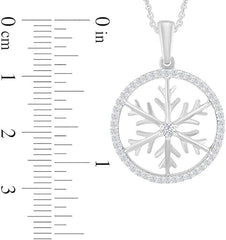 White Gold Color Branch Snowflake Pendant Necklace, Fashion Jewellery